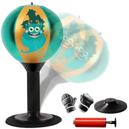 Borsa da boxe a – Borsa per esercizi a per cartoni animati, pallone da boxe da ufficio portatile, giocattolo antistress per bambini, adulti e anziani | Accessorio per l'intrattenimento