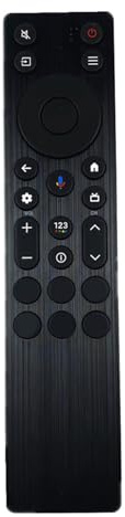 Telecomando di riconoscimento vocale anti-goccia per televisori ad alta durata Design ergonomico Telecomando ad attivazione vocale senza cuciture con texture