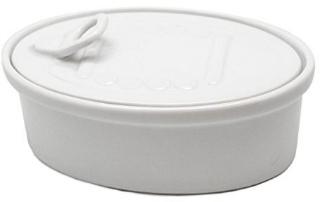 Nerthus FIH 281 Barattolo per Snack, Porcellana, Bianco