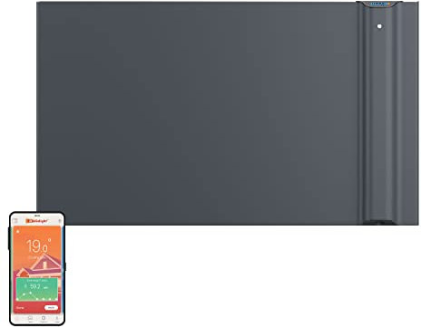 Radialight Klima WiFi, Smart Radiant Heater/Electric Wall Mounted Panel Radiator APP Controlled / 2 year Guarantee (1500w Anthracite)