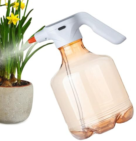 Spruzzatura bottiglie a spruzzo - bottiglie trasparenti trasparenti trasparenti per la pulizia, spray d'acqua con carico multifunzionale USB 3L per il
