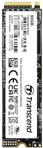 Transcend MTE560I 80GB Interne M.2 PCIe NVMe SSD 2280 PCIe NVMe 4.0 x4 Industrial TS80GMTE560I
