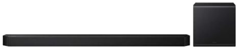 Samsung HW-Q810GF Q-Series 5.1.2-Kanal-Soundbar für Fernseher, Kabelloser 6,5-Subwoofer, Kabelloses Dolby Atmos und DTS:X, SpaceFit Sound Pro, Q-Symphony