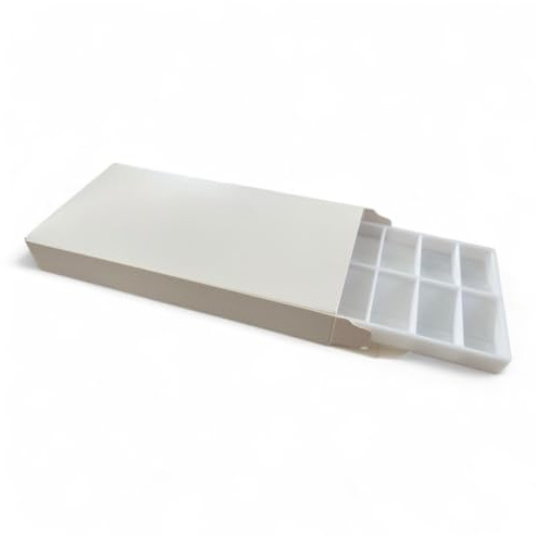 Watercolor Paint Palette for Watercolour Pencils – Compact Artist Organizer Tray with Colour Isolation | Durable PETG Plastic | Art Supplies | Made in UK