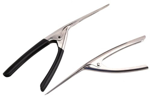 Angoily Pelador De Camarones Acero Inoxidable 304, Herramienta Práctica y Ligera Para Pelar Gambas, Dispositivo Ergonómico Para Cocina, Paquete De 2 Unidades Para Uso Doméstico y Profesional