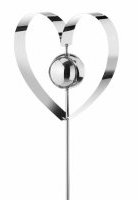 Locker Spina Decorativa da Giardino a Forma di Cuore, in Acciaio Inox, 127 cm