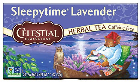 Celestial Seasonings, Tea Herbal Sleepytime Lavender, 20 Count