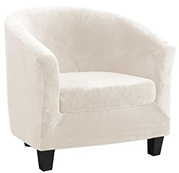 Topchances Sesselschoner Elastisch Sesselüberwurf,Universal Sofabezug für Einzelsofa Ausziehbar Elastisch Sessel Velours Sesselbezug mit Armlehnen für Cafe Stuhl Clubsessel Loungesessel Cocktailsessel