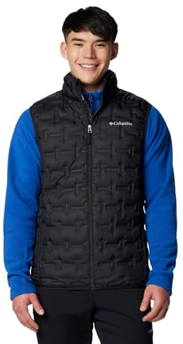 Columbia Men's Delta Ridge II Down Vest, Black, Medium
