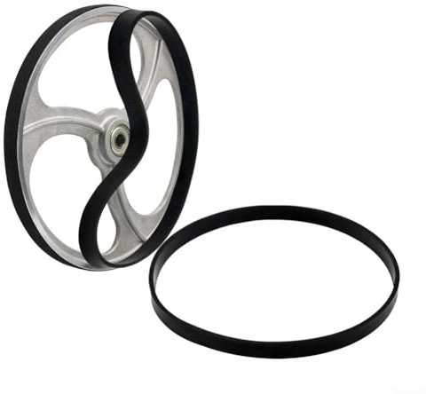 Band Saw Rubber Band,2Pcs Woodworking Band Saw Rubber Band,for Bandsaw Scroll Wheel Rubber for Ring Woodworking,for 8-14Inch(for 9 Inch)