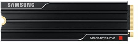 Samsung 9100 PRO Heatsink NVMe M.2 SSD, 2 TB, PCIe 5.0, 14.700 MB/s Lesen, 13.400 MB/s Schreiben, Interne SSD für PC- sowie Konsolen-Gaming und Videobearbeitung, Schwarz, MZ-VAP2T0CW