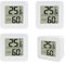 4 Pcs Room Thermometer, Thermometer Room Temperature, Digital Thermometer Room, Indoor Outdoor Hygrometer with High Accuracy for Home Office Baby Room