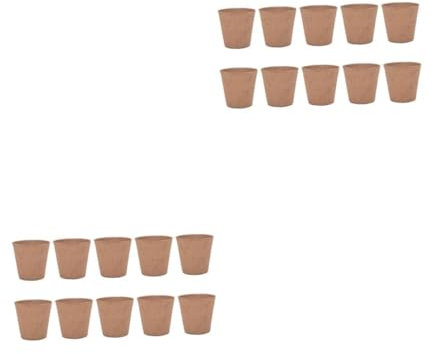 TOYANDONA 2 Series Copa De Vivero Planta Ollas De Pulpa Maceta De Vivero De Jardinería Suministros De Jardín Taza De Vivero De Pulpa Taza De Pulpa 25 Piezas*2