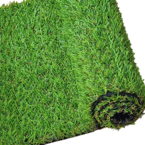 20mm Artificial Grass – Pet-Friendly Realistic Fake Grass Hard-Wearing Turf for Garden, Balcony, Patio, Play Ground | UV-Resistant | Low Maintenance Lawn (20mm Height, 4m x 4m)