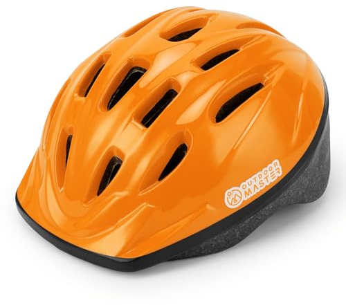 OutdoorMaster Kids Bike Helmet - Adjustable Safety Lightweight Toddler Helmet for Children (Age 3-15), 14 Vents for Multi-Sport