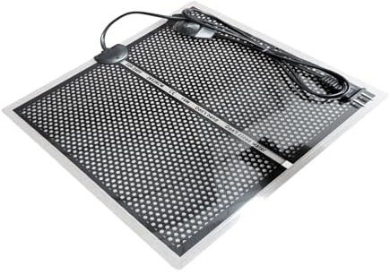 Generico Tappetino Riscaldante per Terrario Rettili - 15x14cm Riscaldatore Elettrico Impermeabile sotto Vasca,Tappetino Riscaldante per Acquario e Rettili | per Animali Domestici Piccoli E Anfibi