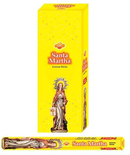 AROMASENSES Saint Marta hexagonal rökelsepinnar väska med 6 sexkantiga förpackningar med 20 pinnar vardera