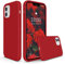 SURPHY Hülle Kompatibel mit iPhone 12 mini, Silikon Case Cover Schutzhülle, Rot