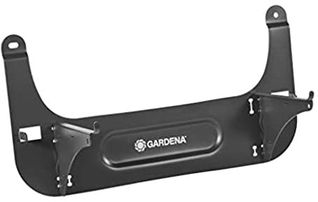 GARDENA Wandhalterung Set; für alle für SILENO-Modelle, Schutz vor Sonne und Regen, platzsparende Aufbewahrung; enthält Wandhalterung und Radbürsten