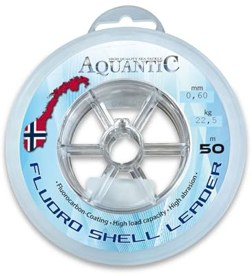 Aquantic Fluoro Shell Leader 0,60mm-50M