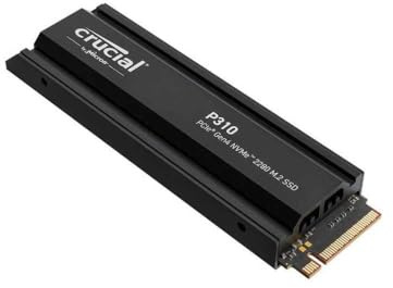 Crucial P310 - SSD - 1TB - Internal - M.2 2280 - PCIe 4.0 x4 (NVMe) - Integrated Heatsink