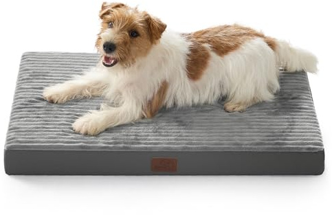 BEDSURE waschbares Hundebett für kleine Hunde-74x46x7cm Komfort Hundekissen
