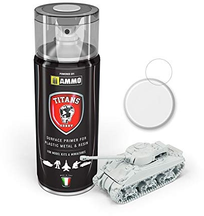 Mig - Titans Hobby: White Matt Primer 400 Ml Spray