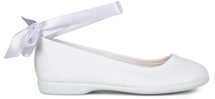 Pisamonas Ballerina Stängning Tygarmband Och Satinband Size 26 Color Vit