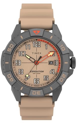 Timex Montre pour Homme Analogique avec Un Bracelet en Silicone Expedition North Ridge