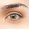 Flamenco VIP Lentillas de Color Verde con diseño super natural 2 Lentes de contacto anuales + portalentes + pinza + aplicador
