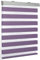 Doppelrollo 45x340cm Sonnenschutz & Sichtschutz Duo-Rollo Klemmrollo Seitenzugrollo für Fenster und Türen Lila