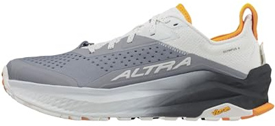 ALTRA Men's Olympus 6 Trail Running Shoe, Gray, 10
