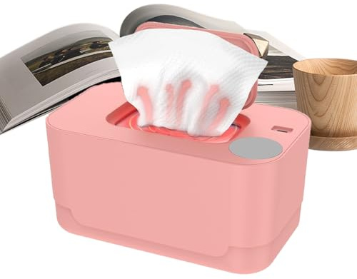 Dispensador calentador de toallitas para bebés, dispensador de calentador de toallitas para bebé para uso doméstico, contenedor portátil para pañales de calefacción para sala de estar, baño y
