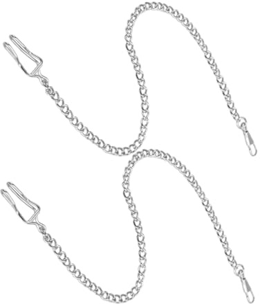 VALICLUD 2pezzi Catenina Per Orologio Da Tasca Uomo in Materiale Di Catena Per Orologio Da Tasca Regolabile Accessori Per Creazione Di Gioielli e Decorazioni Per Abbigliamento