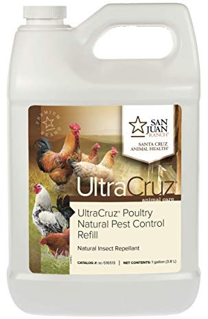 UltraCruz® Aves de corral Natural Pest Control Spray para pollos, 1 galón