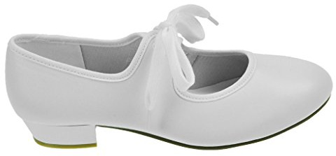 Starlite White Riff PU Tap Shoes 4 UK