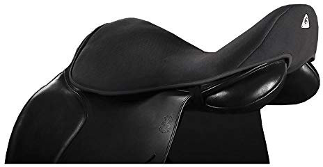 Acavallo Sattelsitzpolster Gel-Vielseitigkeit schwarz L (17,5