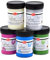 Viva Decor Satiné Frosteffekt Mattglas-Farbe 5er Set (Opak, Pink, Blau, Grün, Silber, 5 x 100ml) - Frost Effekt für Glas und Porzellan - Satinierfarbe