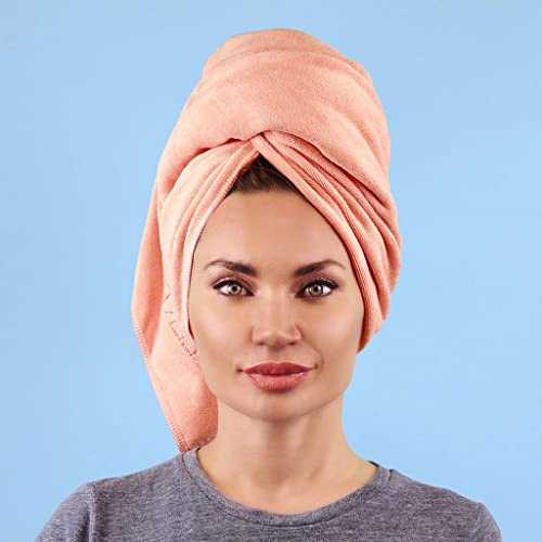 Sleeke Microfiber Hair Towel - Pink (Pink)