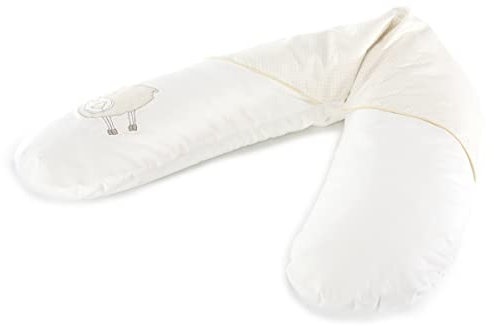 Das Original Theraline Stillkissen+Bezug Schaf beige mit Polyesterhohlfaser