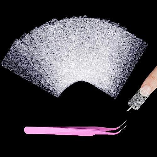 60 Pezzi Fibra di Vetro Ricostruzione Estensione Gel Acrilico per Unghie Involucro, Riparazione di Unghie Acriliche Nail Art Accessori per Unghie Carta Di Estensione Per Nail Art In Fibra Di Vetro