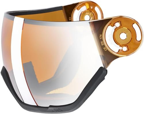 uvex uvex Wanted Ersatz-Visier (54-62 cm, 0002 litemirror silver/lasergold lite (S2))