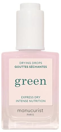 Manucurist - Gouttes Séchantes pour Vernis à Ongles Séchage Rapide - Réduit de moitié le Temps de Séchage - Soin Vernis Ongles - Nourrit Contour Ongles et Cuticules, Céramides d'Argan - Vegan