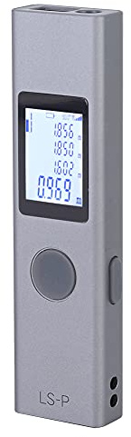 Haofy Misuratore di Distanza Digitale Portatile da 40 M, Portata di Misurazione di 131 Piedi, con 11 Funzioni di Misurazione, per Costruzioni Domestiche, Uso in Magazzino, Progetti Fai da Te