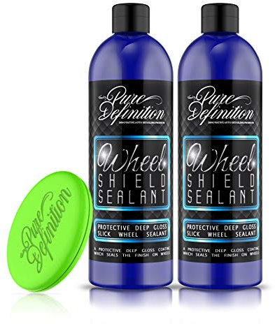 Pure Definition Wheel Sealant, Car Alloy Wheel Shield Protector and Rim Wax, High Gloss Detailing Coating, 500ml