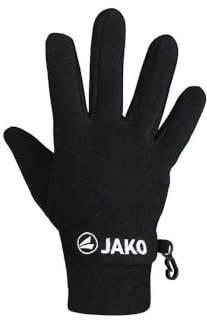 JAKO Unisex Fleecehandschuhe, Schwarz, 9