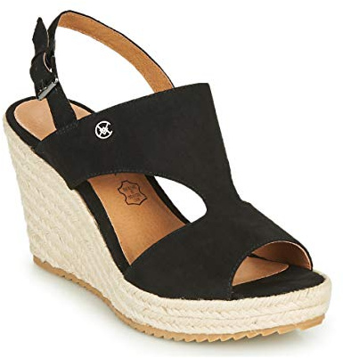 CHATTAWAK FEMME SANDALE COMPENSEE JACINTHE NOIR, 38