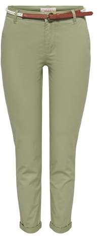 ONLY dam chinos byxor Onlbiana Bomullsbälte Chino Cc Pnt