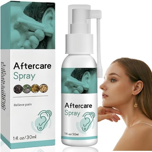 Aftercare Spray,Ear Hole Cleaner,Aftercare Fluid Cleaner,Pie/rcing Cleaning Solutions,Saline Solution Pie/rcing,Effective Cleansing and Soothing,Mild and Non-Irritating,Suitable for All Skin Types