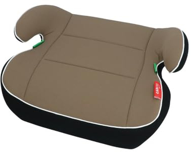 Carkids I-Size Sitzerhöhung 125–150cm Taupe/Schwarz - Kindersitzerhöhung nach Norm R129, Kindersitz/Autositz für Kinder
